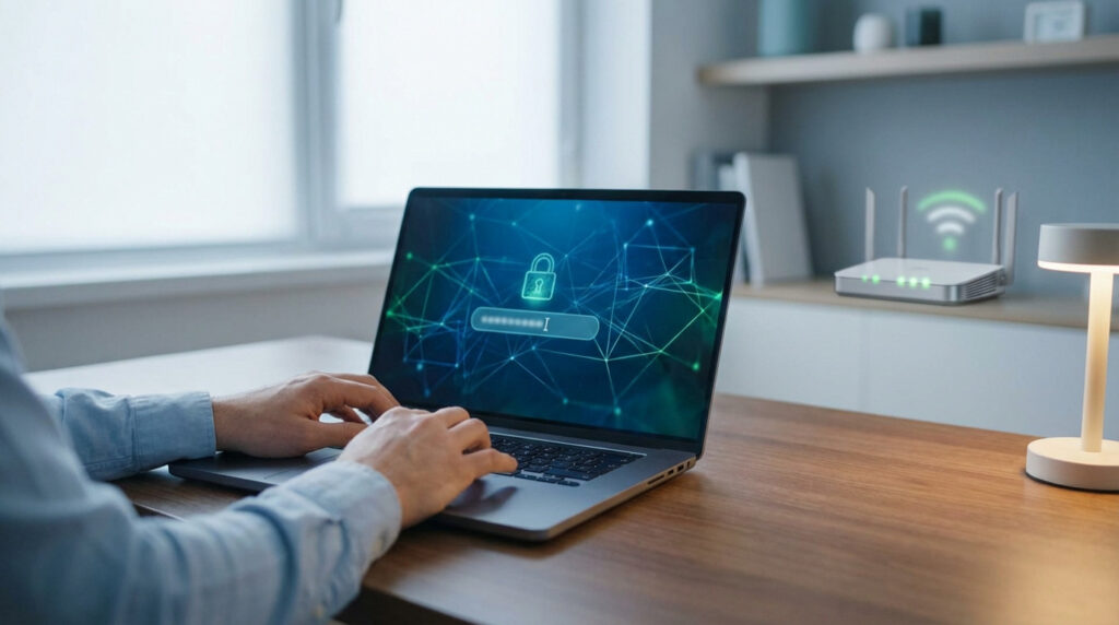 Interface de configuration du routeur pour changer le mot de passe Wi-Fi et sécuriser le réseau