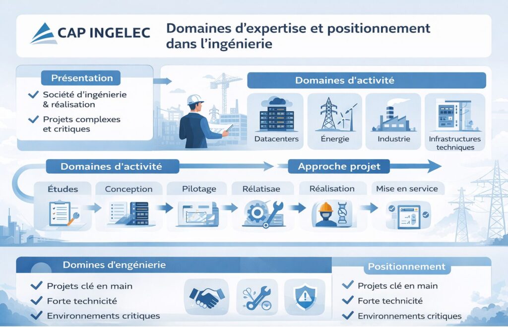 Cap Ingelec : ingénierie, datacenters et projets complexes en France