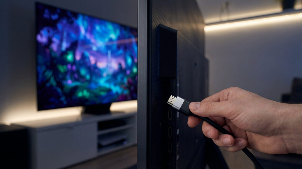 Câble HDMI Ultra High Speed pour connexion TV 4K 120Hz