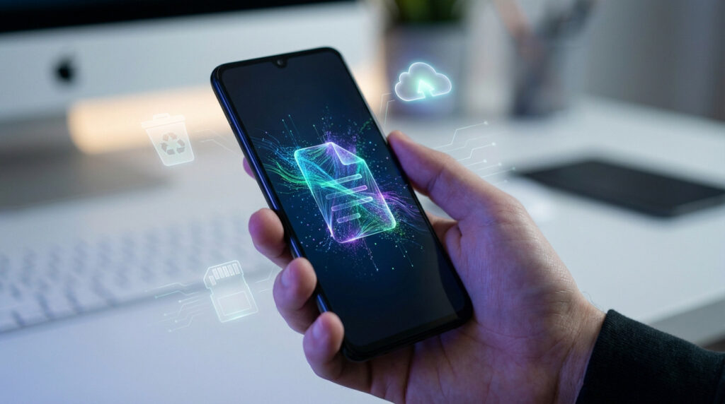 Récupérer des vidéos supprimées sur Android avec une corbeille et une carte SD
