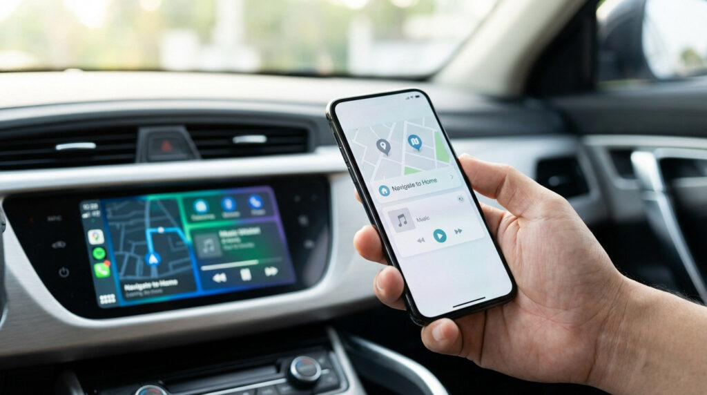 Icône Android Auto intégrée dans le système d'exploitation Android 10