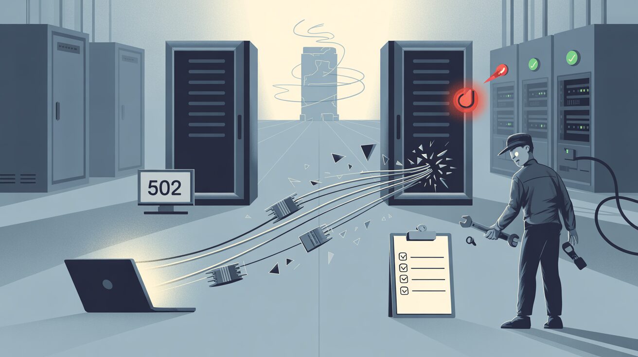 Erreur 502 NGINX : diagnostic et solutions pour réparer