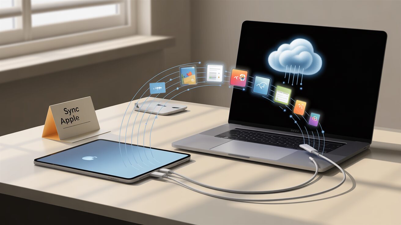 Synchroniser MacBook iPad : USB, Wi-Fi et iCloud