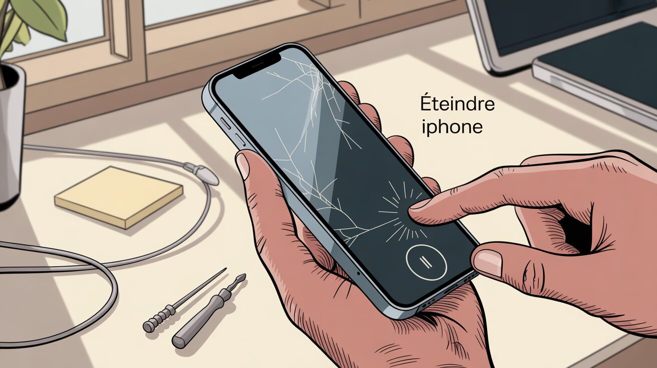 Éteindre iPhone sans tactile : la méthode infaillible