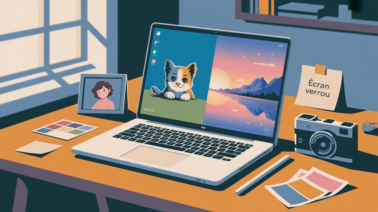 Personnaliser votre fond écran verrouillage Windows