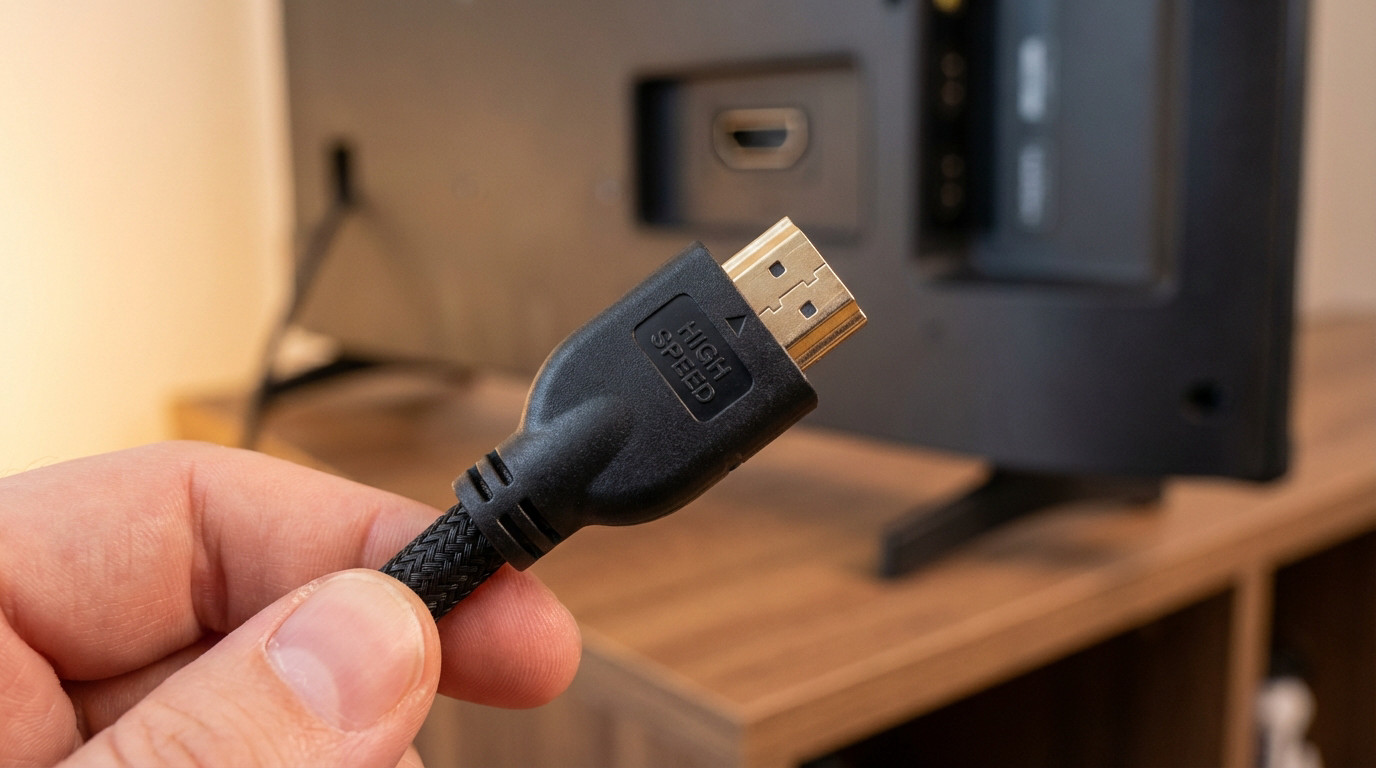 Câble HDMI avec marquage High Speed, compatible ARC et eARC pour audio haute définition