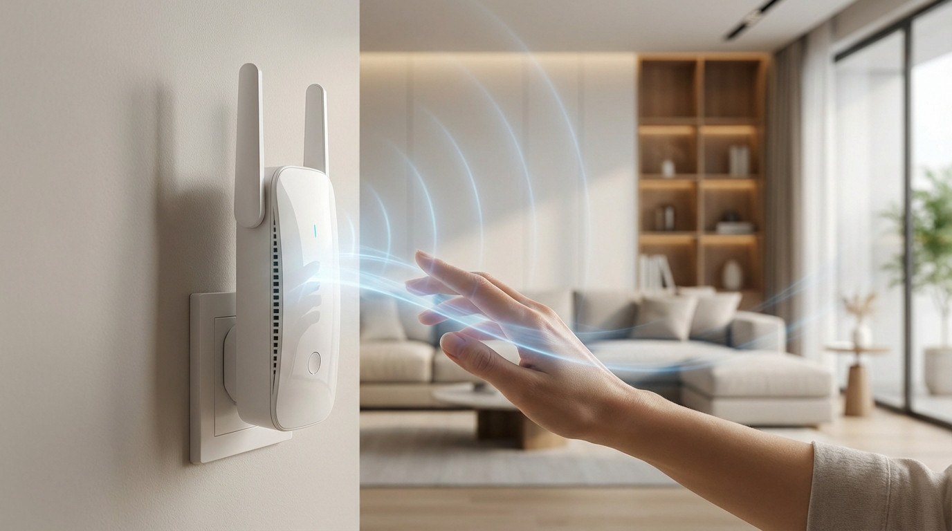 Installation d'un répéteur WiFi pour améliorer le débit Internet à domicile