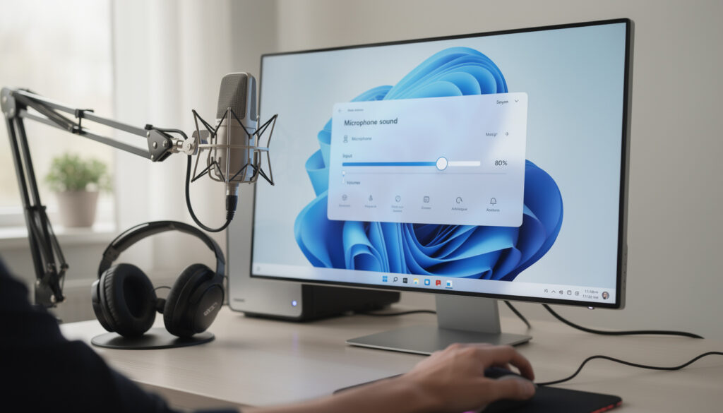 Micro Windows 🔊 Boostez le son du micro sur Windows 11 facilement