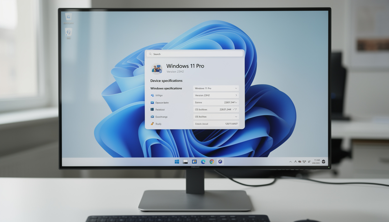 découvrez comment vérifier facilement la version de windows installée sur votre ordinateur grâce à notre guide simple et rapide.