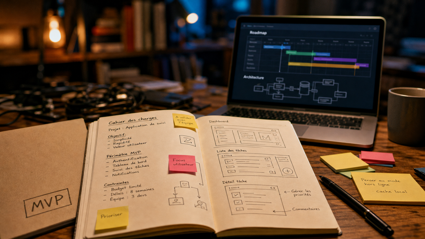 Comment créer un logiciel : cahier MVP et roadmap, étapes stratégiques