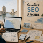 consultant seo la rochelle travaillant sur google maps
