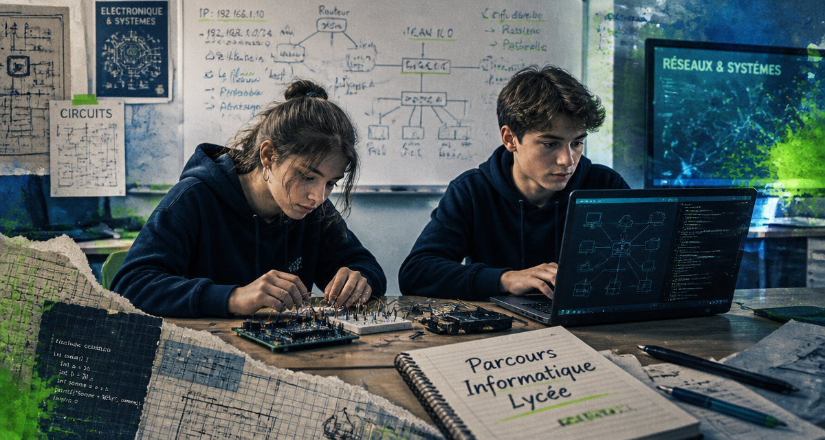 étude informatique après la 3ème en classe lycée