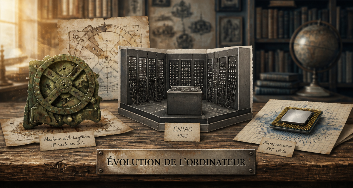 evolution ordinateur artefacts historiques
