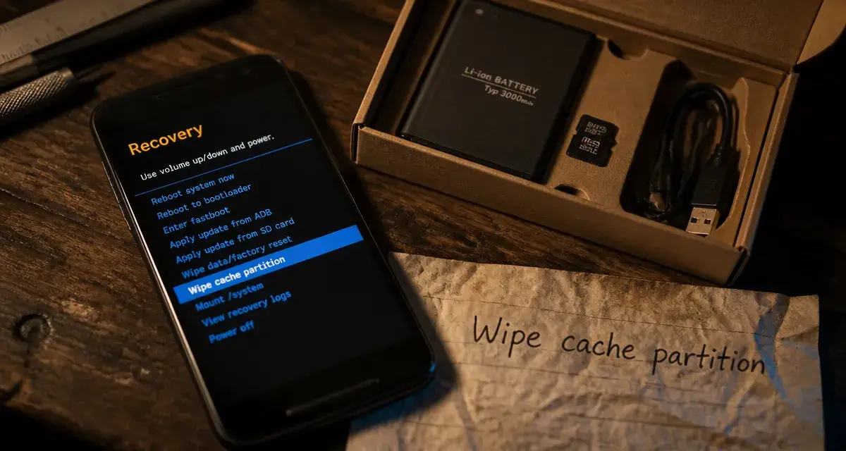 Mode recovery android pour débloquer un smartphone