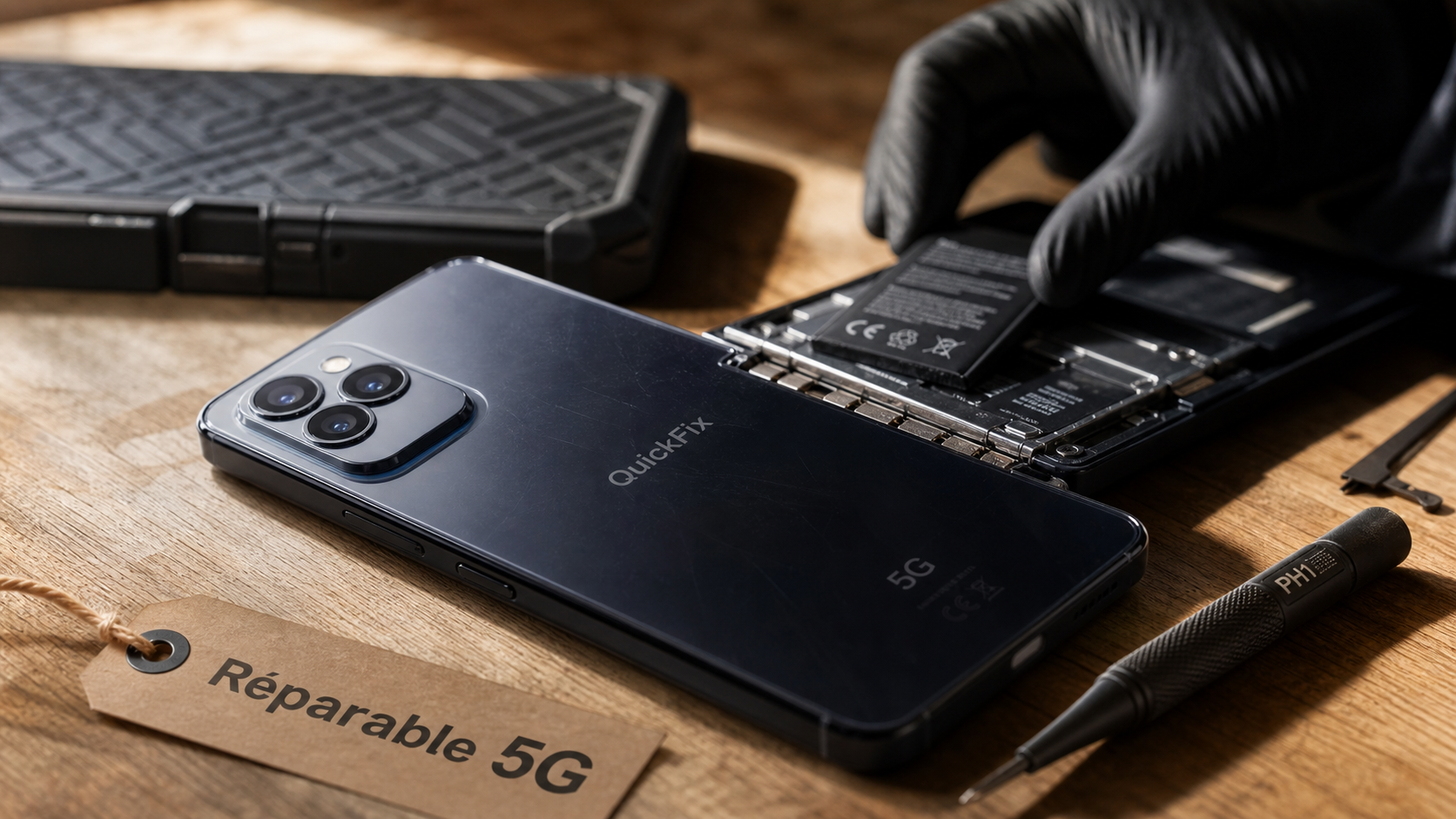 nokia 5g réparable, autonomie 3 jours, smartphone ouvert QuickFix