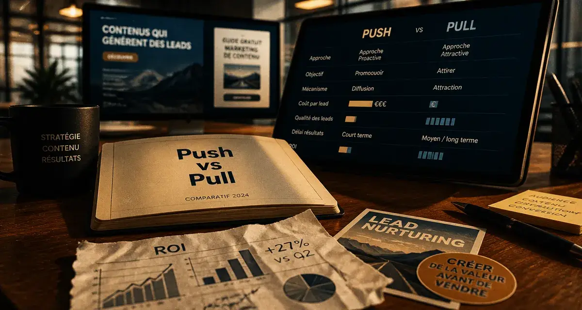Push or pull marketing : conquête immédiate ou attraction durable
