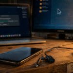 Recuperer donnees telephone ecran cassé : OTG et souris USB pour transférer
