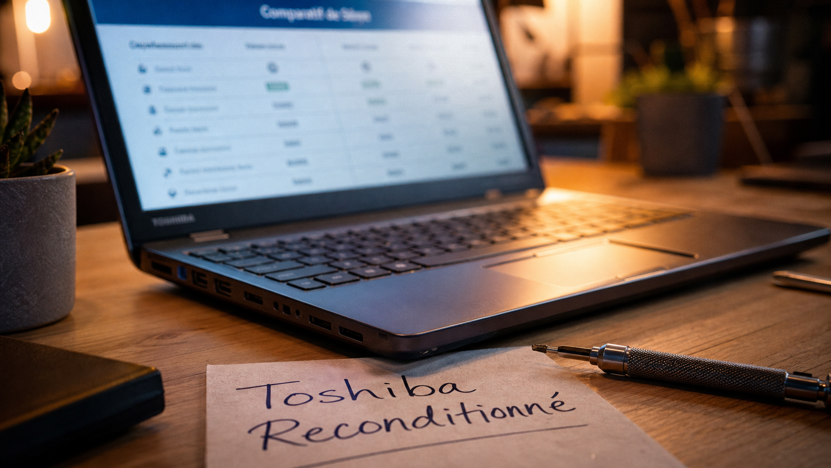 Toshiba portable ordinateur reconditionné : meilleur prix