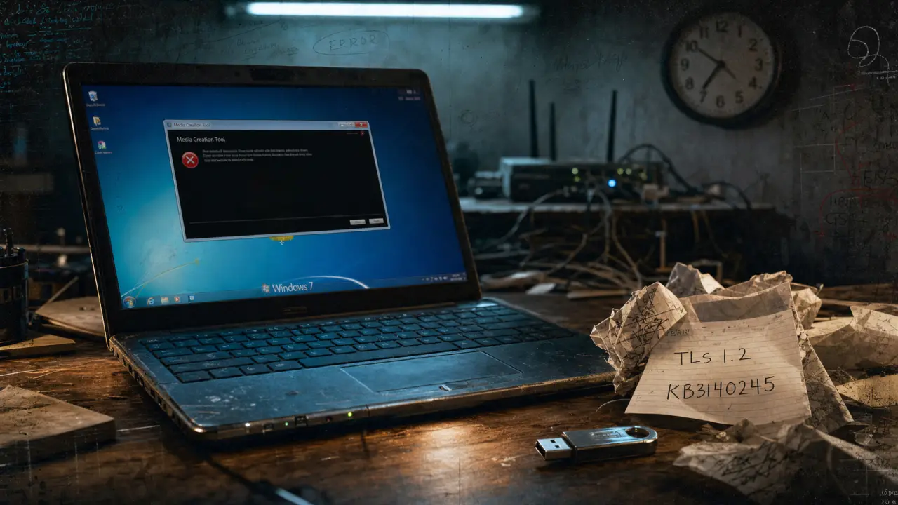 Code erreur 0x80072f8f – 0x20000 : vérifiez TLS 1.1, TLS 1.2, la date système et KB3140245