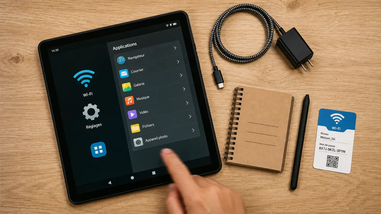 Comment fonctionne une tablette : écran d’accueil, applications et WiFi