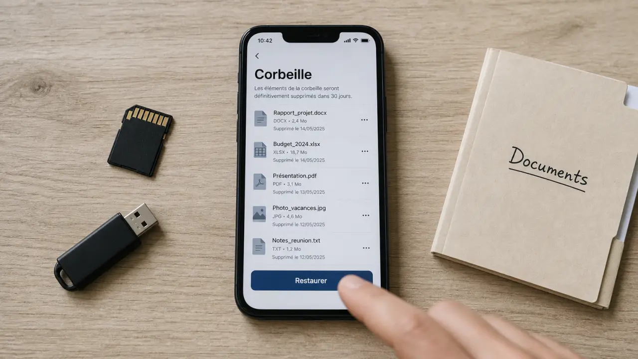 Corbeille de mon téléphone : où chercher dans Galerie, Mes Fichiers et Google Photos