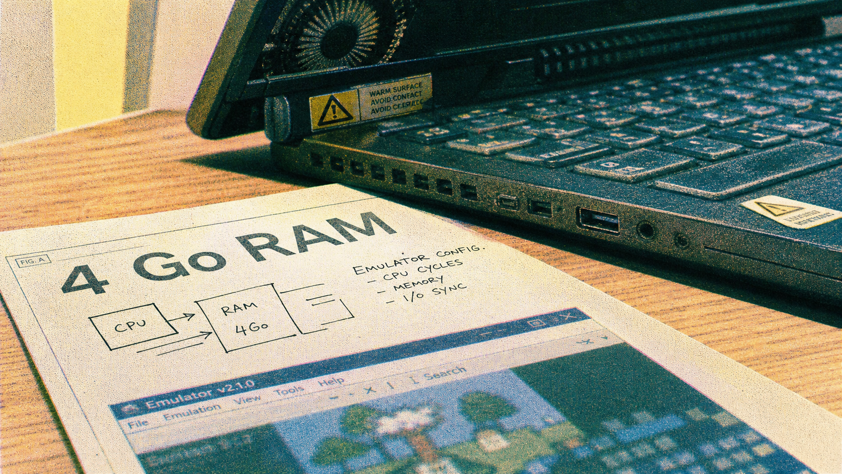 Emulateru pour 4 giga de ram : émulateur léger sur PC portable
