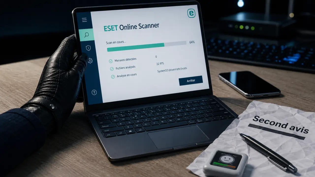 ESET Online Scanner avis : scan à la demande