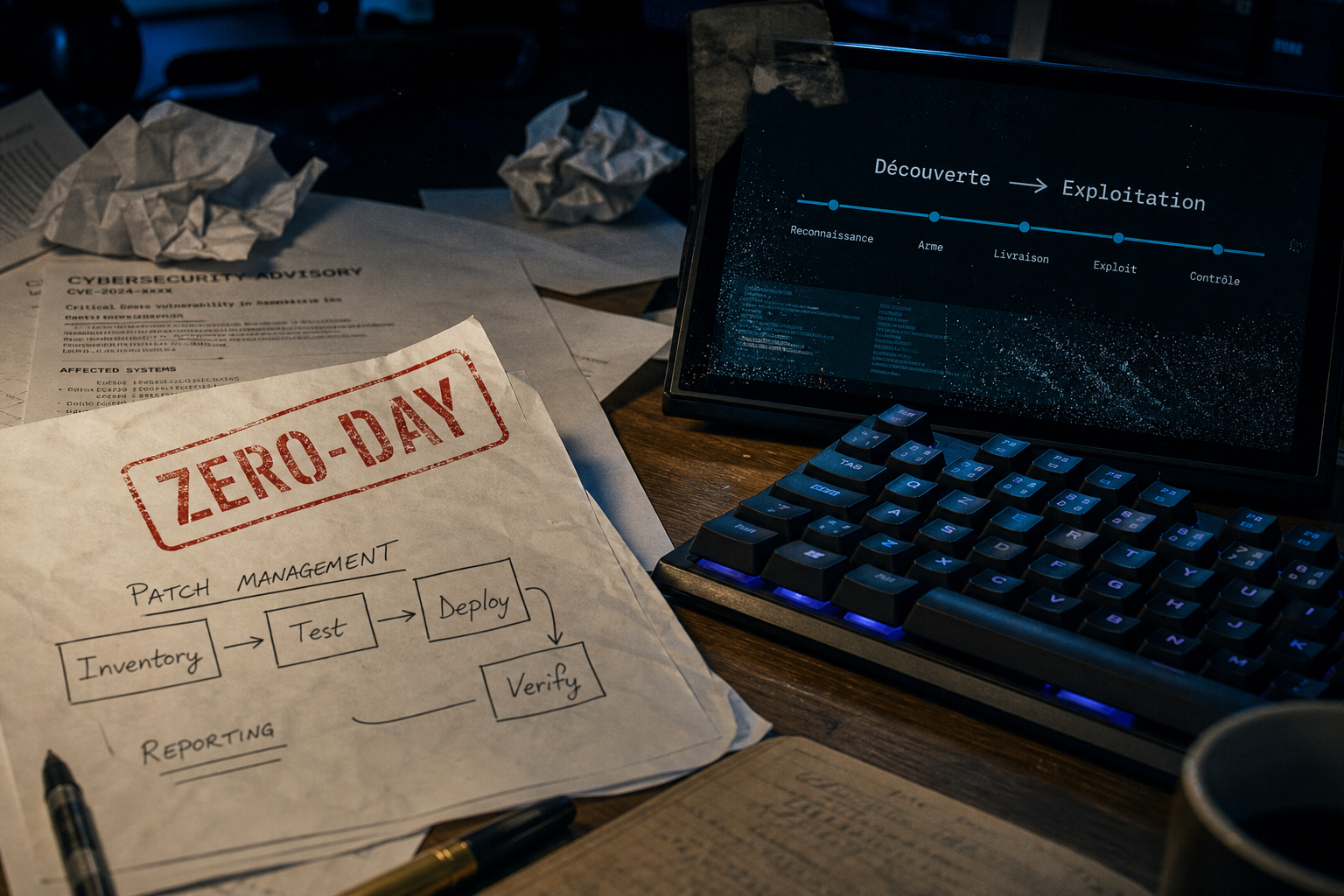 Faille 0 day : attaque invisible avant le patch