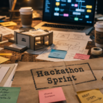 Hackathon définition : prototype 1 à 3 jours en équipe sur table