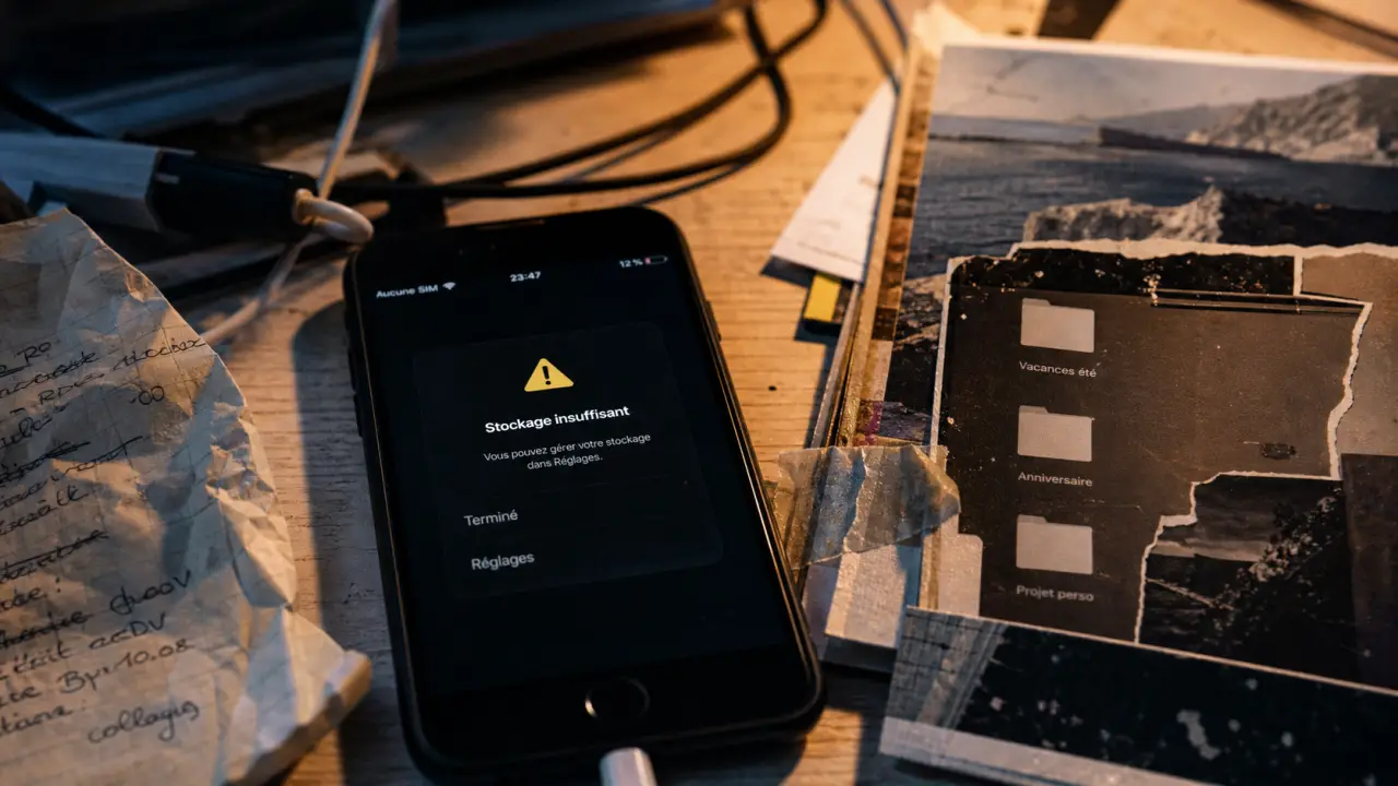Libérer de l’espace de stockage sur son téléphone : écran stockage insuffisant, cache, photos et applis à trier