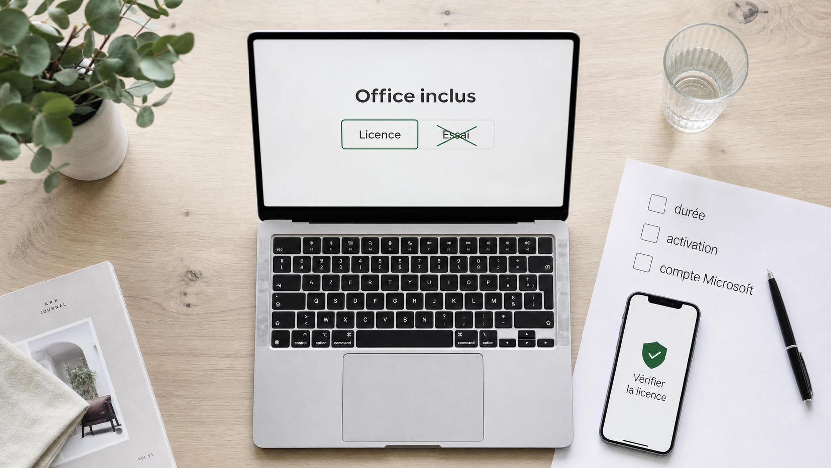 Meilleur ordinateur portable avec pack office intégré : vérifier la licence et la durée