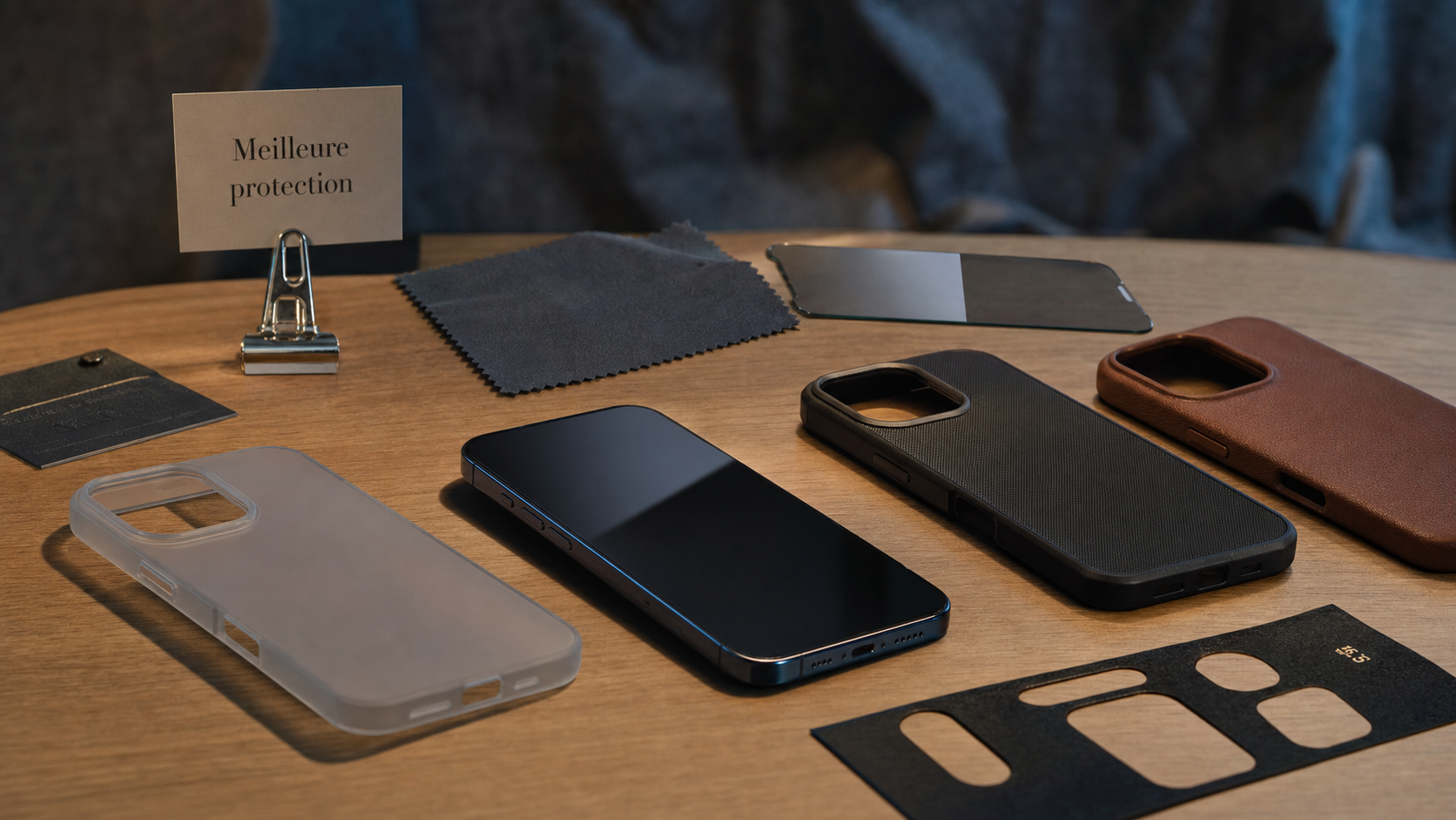Meilleure marque coque téléphone : coques résistante, MagSafe et design sur table