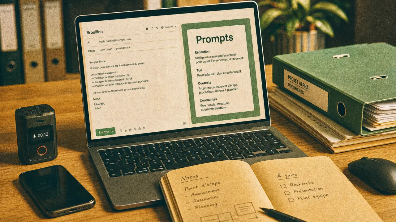 Utiliser l'intelligence artificielle au quotidien : 5 usages concrets, prompts et limites