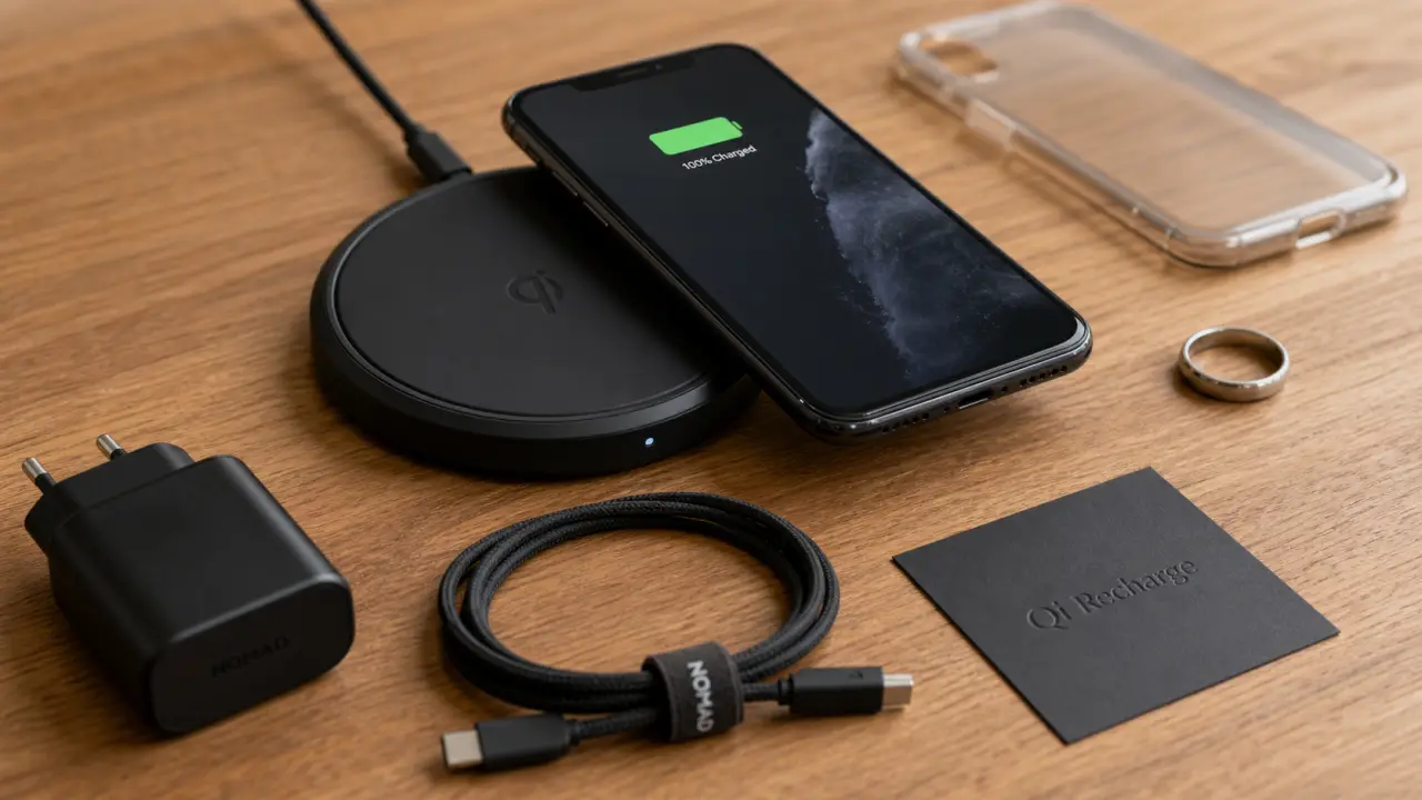 Comment activer le chargement sans fil sur iPhone : iPhone sur chargeur Qi