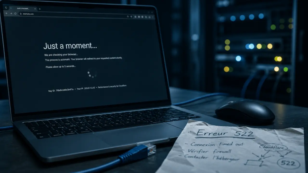Débloquer cloudflare : erreur 1020, captcha en boucle, page “Just a moment…”