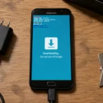 Samsung écran “Downloading... Do not turn off target” : sortie mode Download