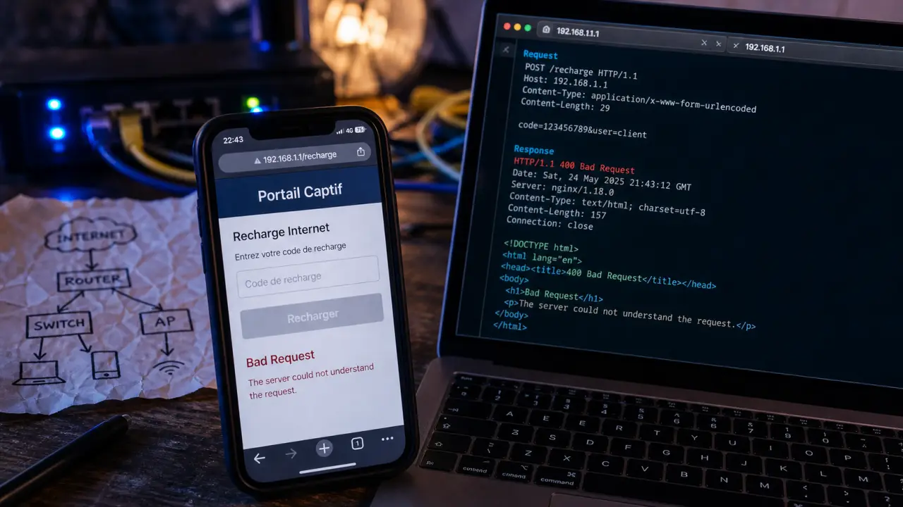 Erreur AJAX c est quoi : cache DNS serveur, Bad Request