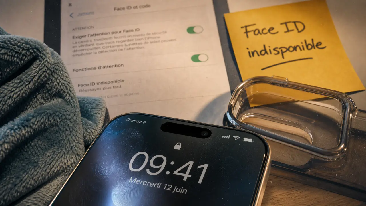 Face ID n est pas disponible : iPhone sans Face ID