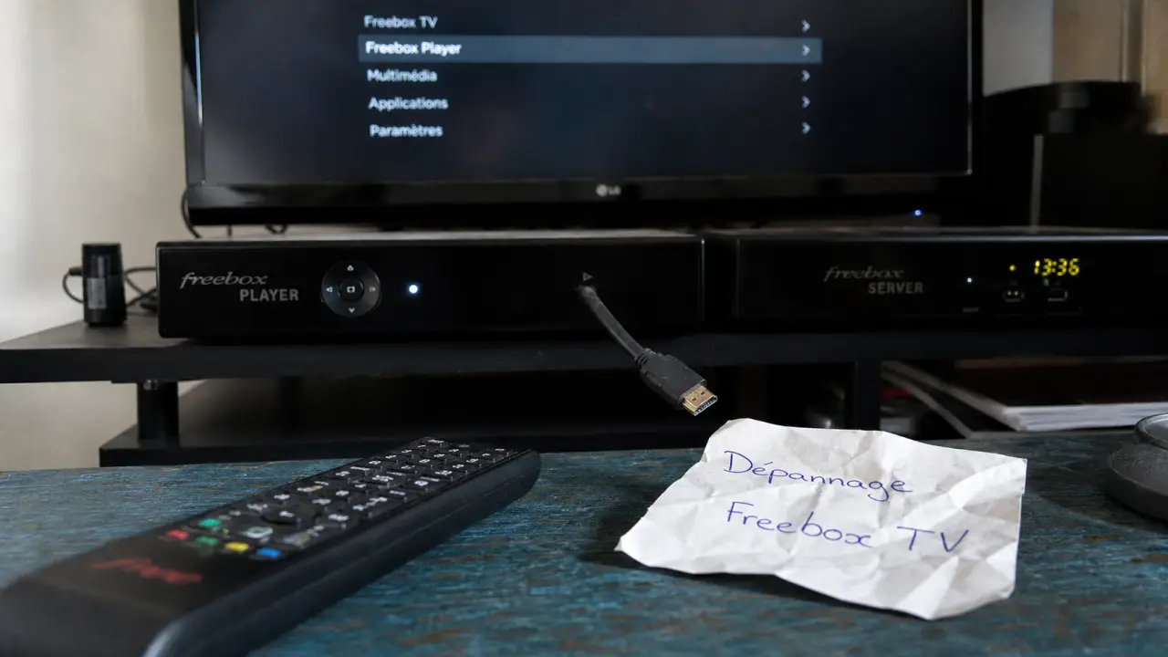 Freebox TV ne fonctionne pas : écran noir et erreur DASH 1012