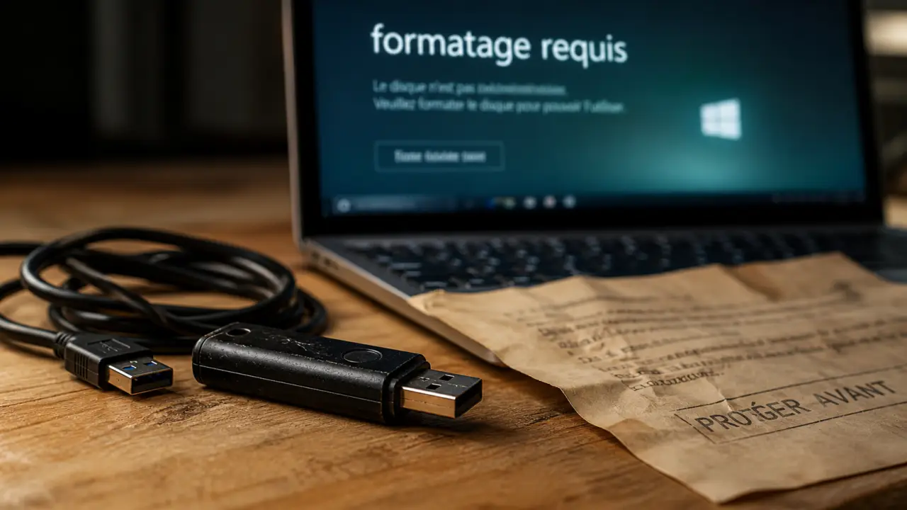 Ma clé USB ne fonctionne plus : comment récupérer les données