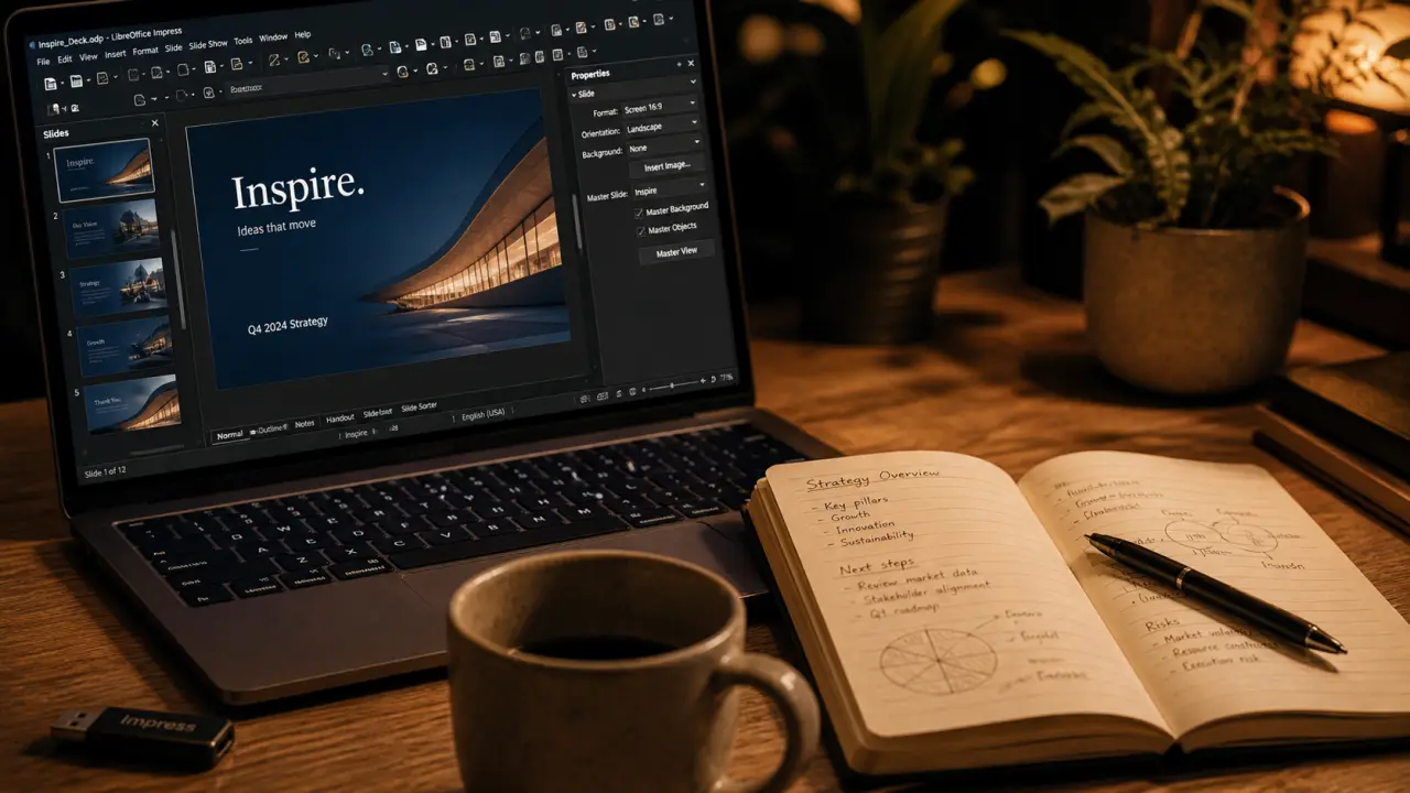 Nommez une alternative libre au logiciel propriétaire microsoft powerpoint : LibreOffice Impress