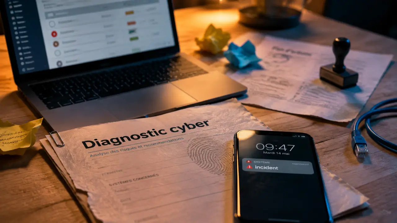 Accompagnement cybersécurité : diagnostic d’incident cyber