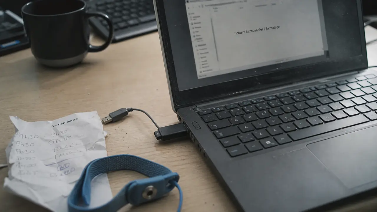 Comment récupérer des fichiers supprimés clé usb : ne pas écraser les données