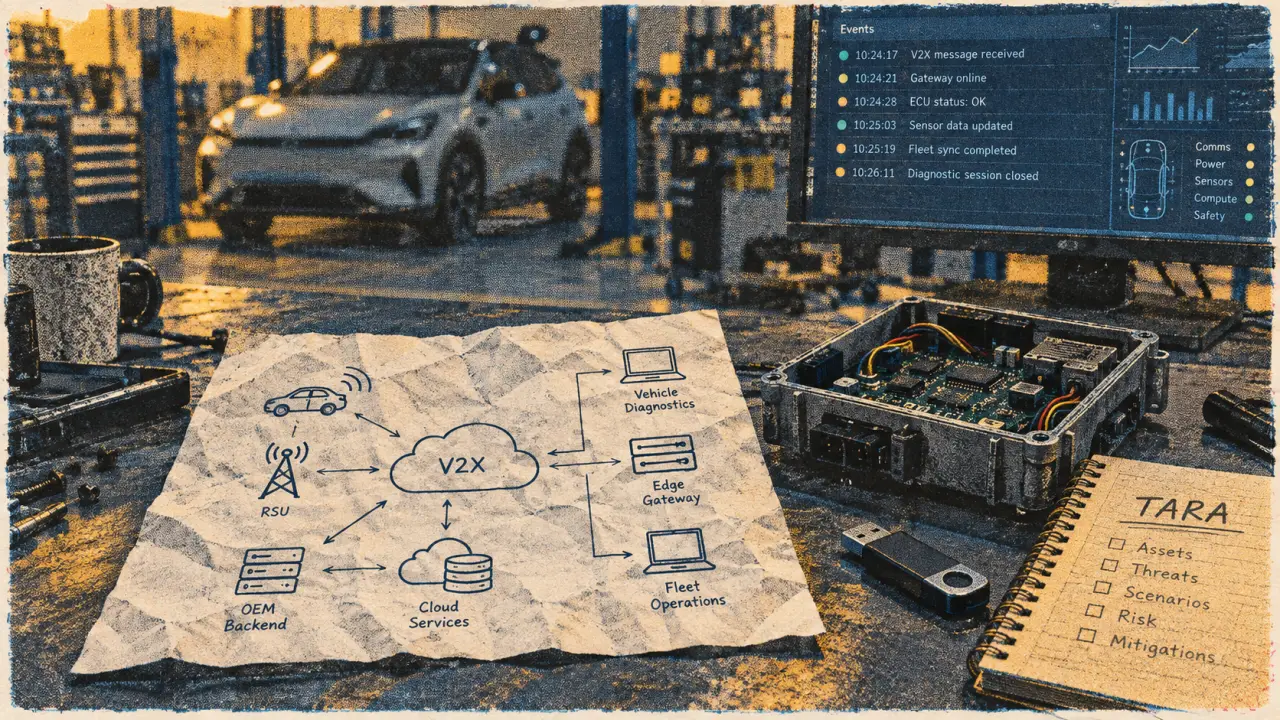 Cybersécurité automobile : schéma d’architecture pour véhicule connecté