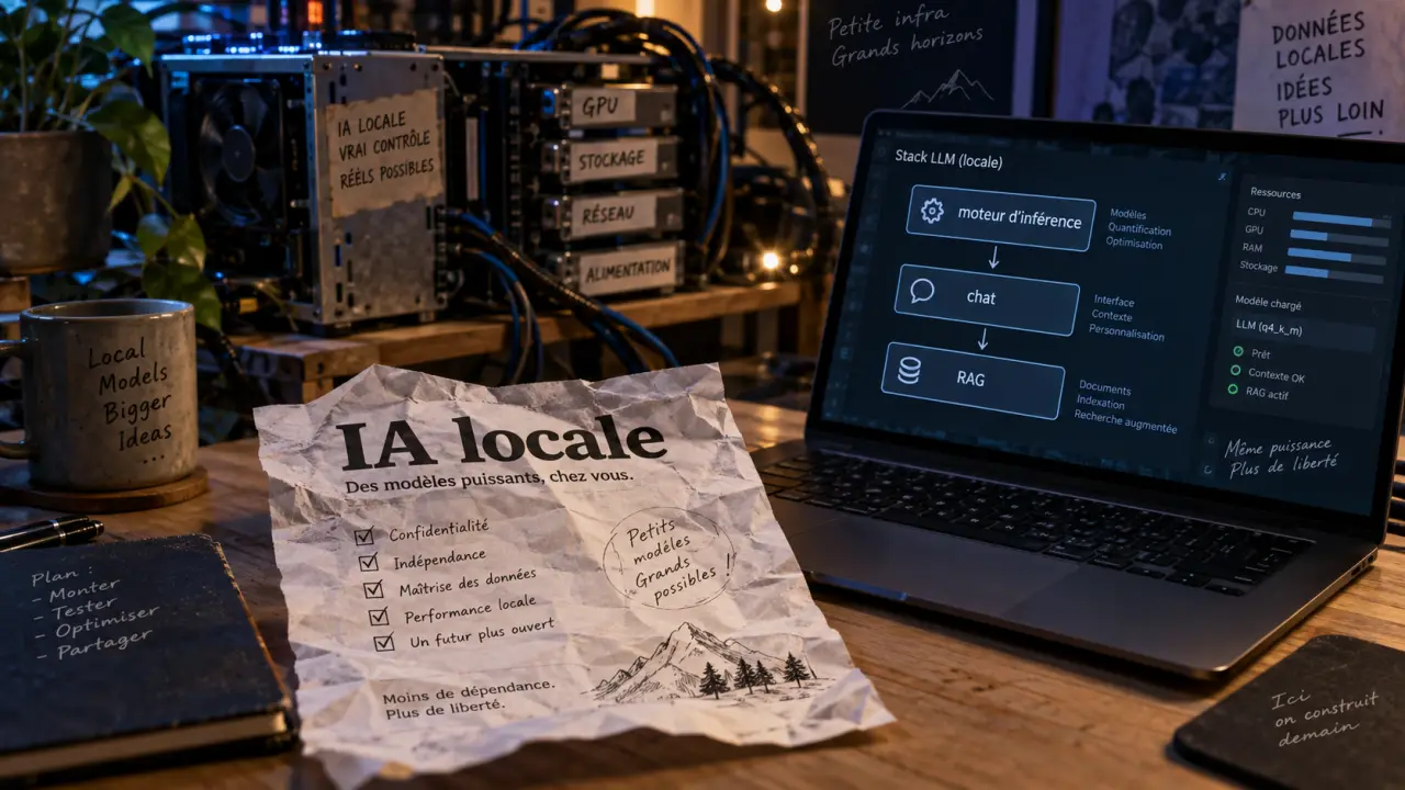 LLM local : données sur votre PC, serveur local pour IA